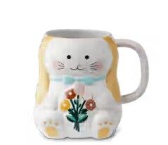 Easter Bunny Figural Mug