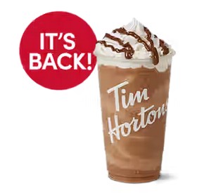Hazelnut Mocha ICED CAPP® topped with Nutella®