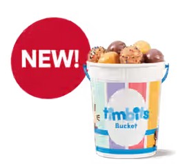 Spring Timbit Bucket with 30 Timbits