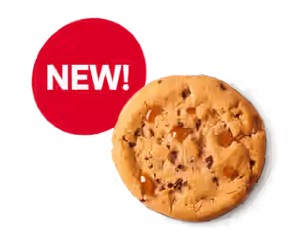 Salted Caramel Cookie Made with Heath