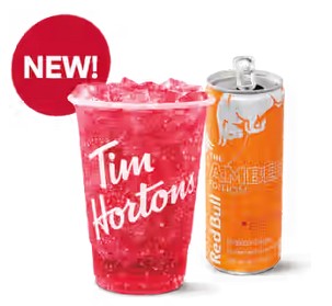 Pink Amber TimsBoost with Red Bull