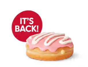 Strawberry Cream Donut