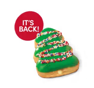 Holiday Tree Donut