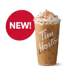 Iced Cinnamon Caramel Apple Latte