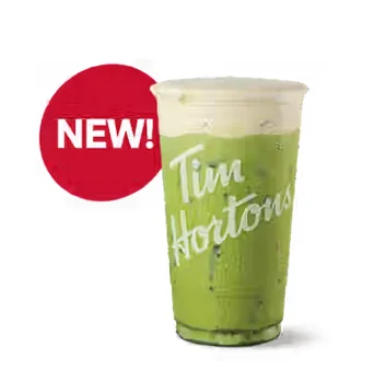 Golden Cinnamon Cold Foam Iced Matcha