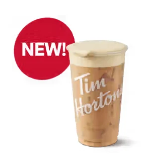 Tim Hortons Golden Cinnamon Cold Foam Iced Coffee
