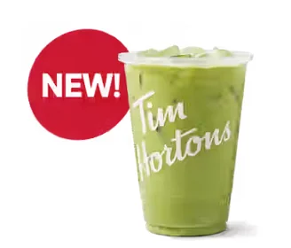 Tim Hortons Iced Matcha Protein Latte