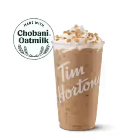 Tim Hortons Iced Carrot Cake Oat Milk Latte