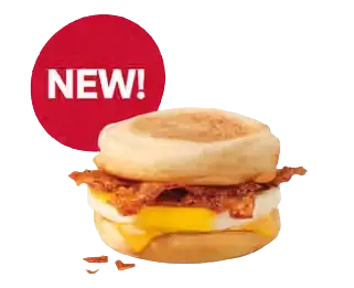 Tim Hortons Smoky Maple Bacon English Muffin Breakfast Sandwich