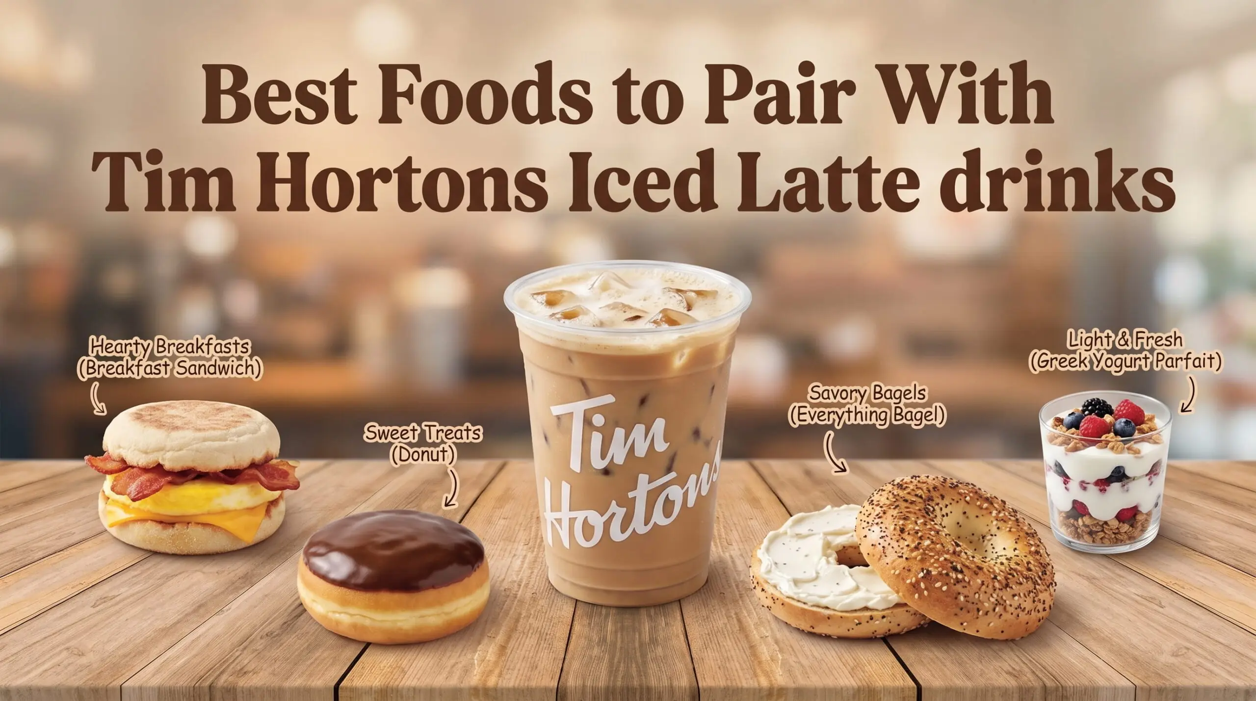 Best Foods to Pair With Tim Hortons Iced Lattes