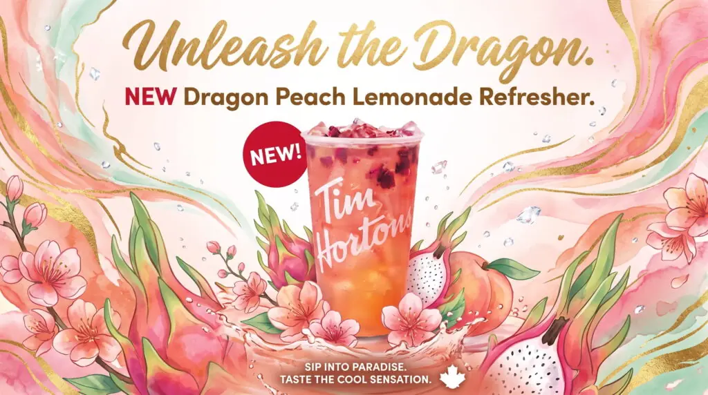 Dragon Peach Lemonade Refresher