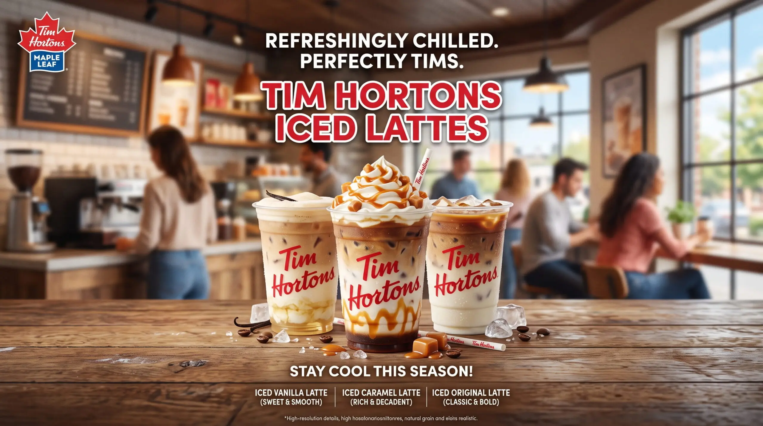 Popular Tim Hortons Iced Latte Flavors