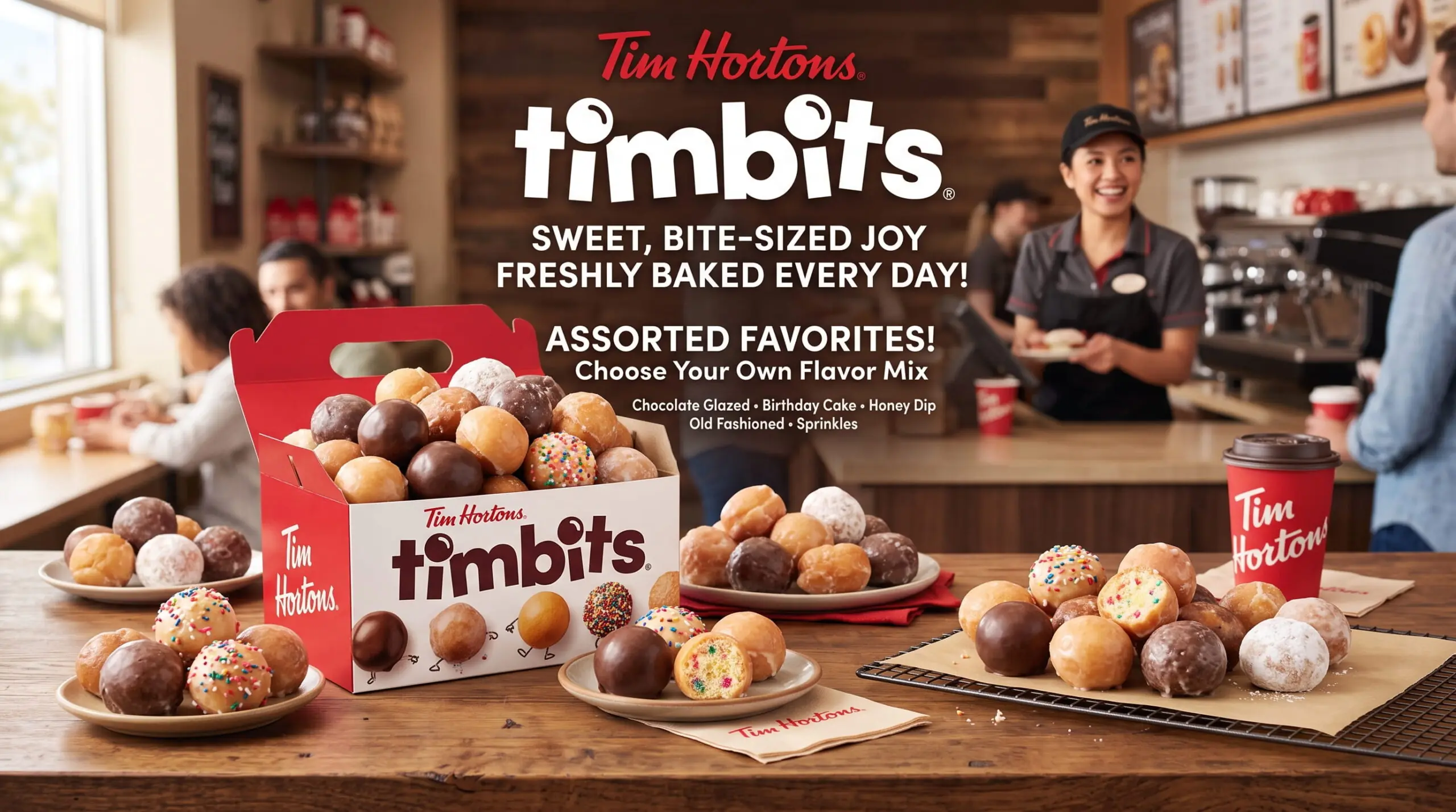 Popular Tim Hortons Timbits Flavors