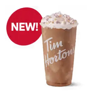 Tim Hortons Blueberry Crumble Pie Iced Capp