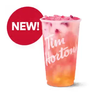 Tim Hortons Dragon Peach Coconut Milk Refresher