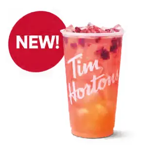 Tim Hortons Dragon Peach Lemonade Refresher