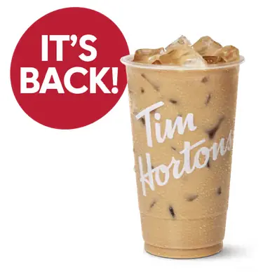 Tim Hortons Iced Cinnamon Caramel Apple Coffee