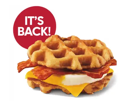 Tim Hortons Maple Waffle Breakfast Sandwich